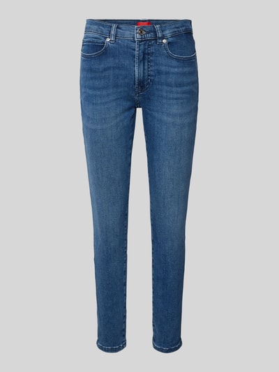 HUGO Skinny Fit Jeans im 5-Pocket-Design Blau 2