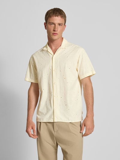 Jack & Jones Regular Fit Freizeithemd Modell 'EMBROIDERY PATTERN' Offwhite 4