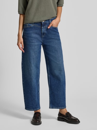Christian Berg Woman Barrel Jeans mit Eingrifftaschen Marine Melange 4