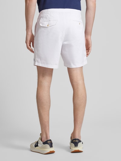 Polo Ralph Lauren Szorty o kroju regular fit z wyhaftowanym logo model ‘PREPSTER’ Biały 5