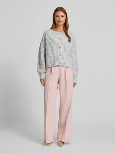 Christian Berg Woman Selection Kurtka o kroju regular fit z okrągłym dekoltem Średnioszary melanż 1