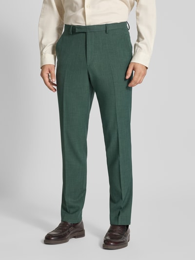 MCNEAL Slim fit pantalon met persplooien Groen - 4