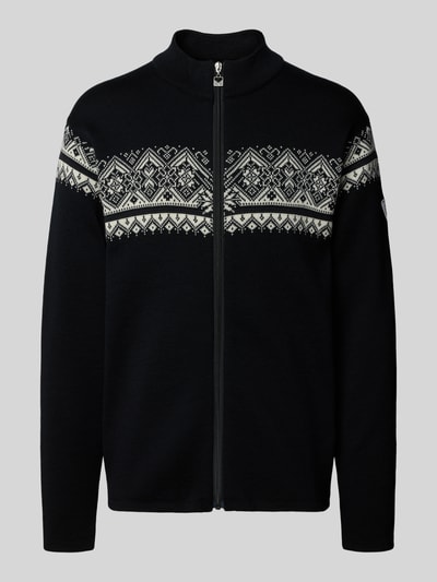 Dale of Norway Gebreid jack van wol met opstaande kraag en ritssluiting Zwart - 2