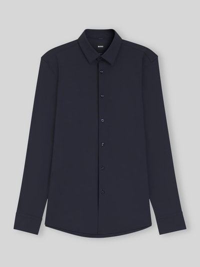 BOSS Slim Fit Businesshemd mit Kentkragen Modell 'P-HANK-S' Marine 2