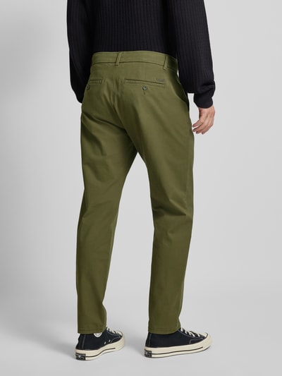 Only & Sons Stoffen broek met Franse steekzakken, model 'FREE' Olijfgroen - 5