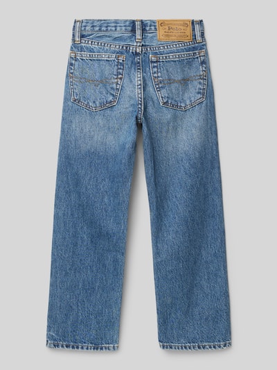 Polo Ralph Lauren Kids Relaxed Fit Jeans mit Label-Detail Blau 3