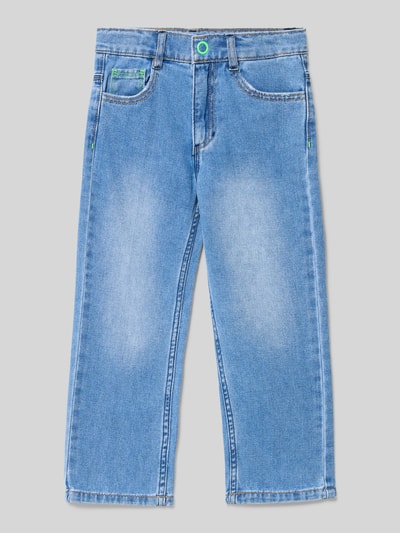 Produktfoto, Jeans im Used-Look mit Eingrifftaschen van BILLIEBLUSH, puur katoen, regular fit, bandwijdte maat 116 29 cm, binnenbeenlengte 48 cm