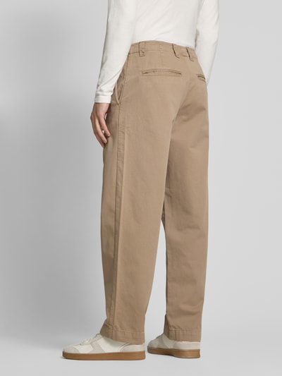 ANNARR Straight leg chino met riemlussen, model 'STORM' Beige - 5