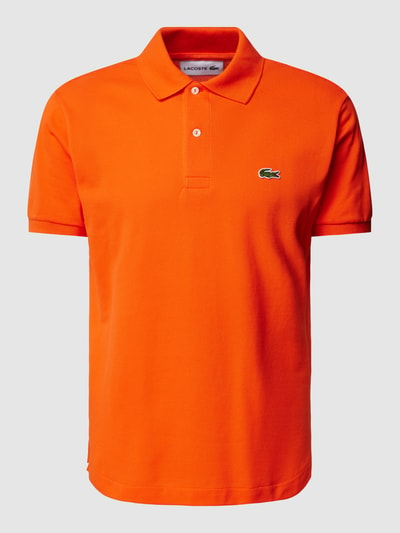 Lacoste Poloshirt mit Logo-Stitching Orange 2