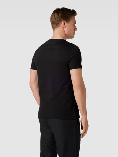 Tommy Hilfiger Slim Fit T-Shirt mit Label-Print Black 5