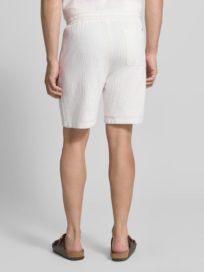 s.Oliver RED LABEL Relaxed Fit Stoffshorts aus einer Baumwolle Weiss 5