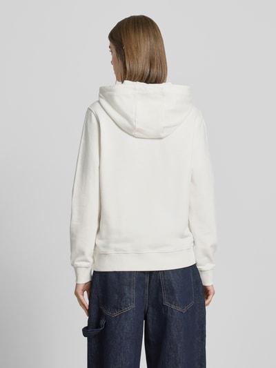 Tommy Jeans Regular Fit Hoodie aus reiner Baumwolle Offwhite 5