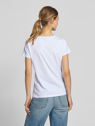 More & More T-Shirt mit Rundhalsausschnitt Offwhite 5