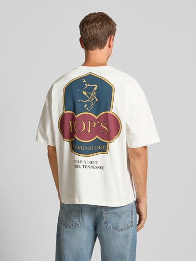 Don´t Waste Culture Oversized T-Shirt mit Logo-Print Modell 'Zalira' Offwhite 5