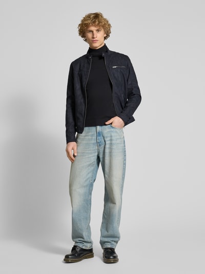 Jack & Jones Jack in bikerlook, model 'Rocky'  Zwart - 1