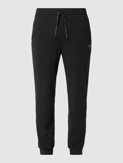 BOSS Sweatpants mit Label-Stitching Modell 'Mix&Match Pants' Black 2