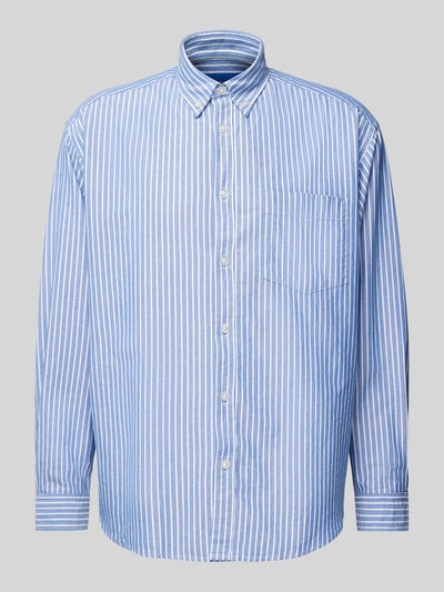 Hugo Blue Regular Fit Freizeithemd mit Button-Down-Kragen Modell 'Ebill' Bleu 1