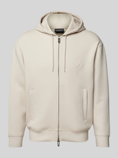 Emporio Armani Sweatjacke mit Zweiwege-Reißverschluss Offwhite 2