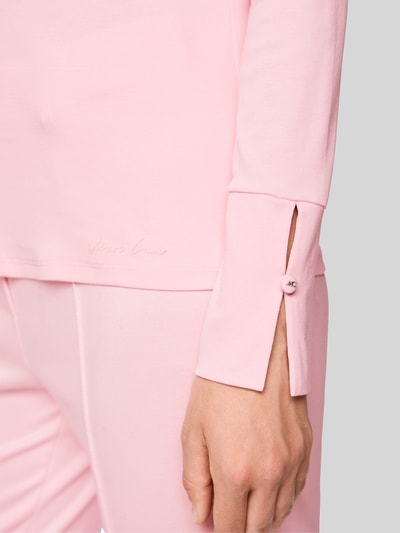Marc Cain Langarmshirt mit Schlitzmanschetten Rosa 6
