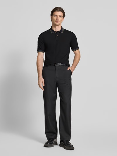 PAUL SMITH Regular Fit Poloshirt mit Knopfleiste Black 1