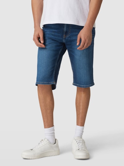 Tommy Jeans Jeansshorts mit Label-Details Modell 'RONNIE' Dunkelblau 4