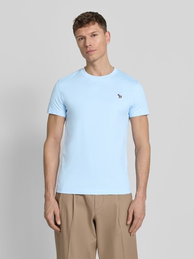 Paul Smith Slim Fit T-Shirt mit Rundhalsausschnitt Hellblau 4