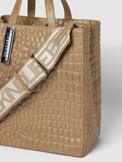 Liebeskind Berlin Paper Bag Tote S | Shopper In Pelle Sostenibile Con Tracolla Regolabile, Design Ispirato Al Sacchetto Di Carta