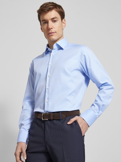 Christian Berg Men Regular Fit Business-Hemd in Premiumqualität mit Kentkragen Bleu 3