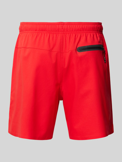 Puma Badehose mit Label-Print und elastischem Bund Rot 3