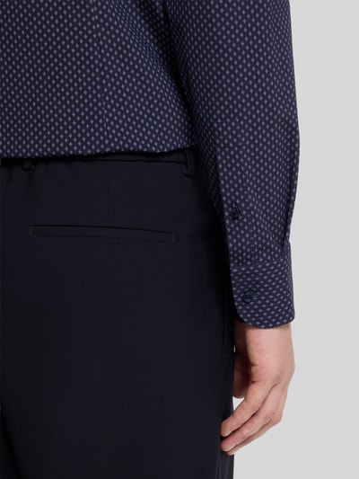 BOSS Slim Fit Businesshemd mit Allover-Muster Modell 'P-Hank-kent-C1-222' Marine 6