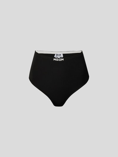 MSGM High Waist Slip Schwarz 2