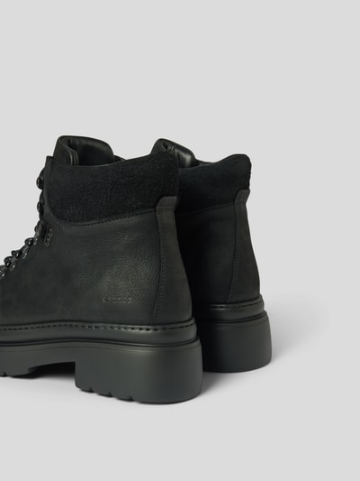 Copenhagen Schnürboots aus Leder Black 3