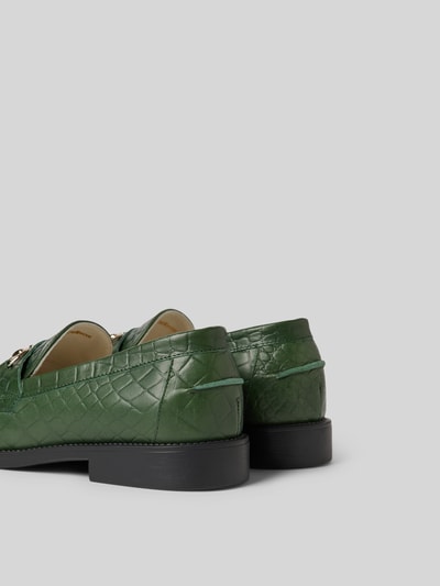 Duke & Dexter Loafer mit Label-Detail Gruen 3