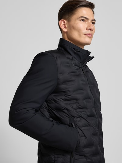 bugatti Gewatteerd jack met opstaande kraag Zwart - 3