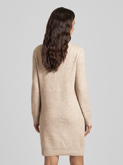Vero Moda Flatteuze gebreide jurk met ronde hals, model 'DOFFY' Zand - 5