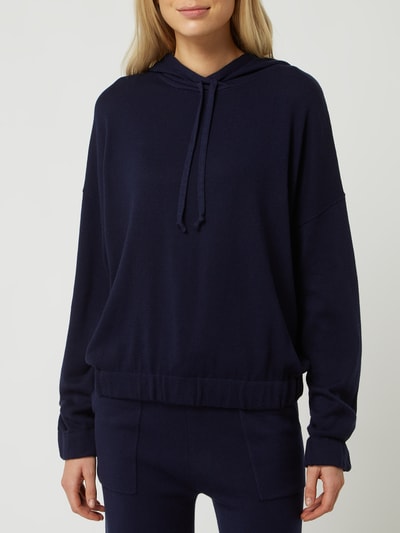 Rich & Royal Hoodie met kasjmier  Marineblauw - 4