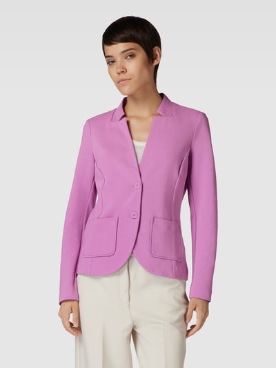 Tom Tailor Blazer in unifarbenem Design mit Eingrifftaschen Mauve 4