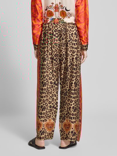 miss goodlife Stoffhose aus Viskose mit elastischem Bund Orange 5