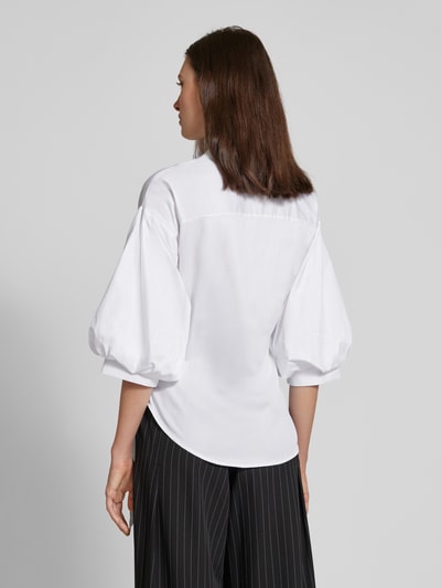 Rich & Royal Bluse mit Taillenband Offwhite 5