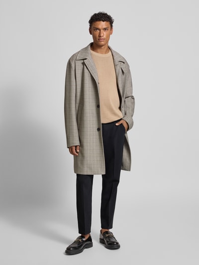 Casual Friday Chino met achterzakken, model 'Marc' Zwart - 1