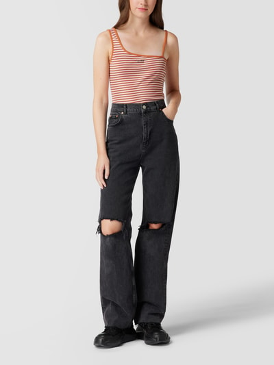 Levi's® Crop Top im One-Shoulder-Design Rostrot 1