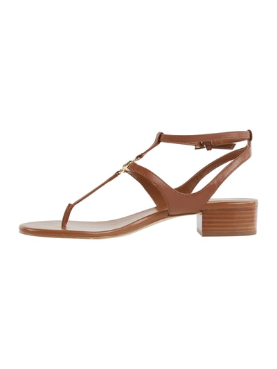 MICHAEL Michael Kors Sandalen aus Leder Cognac 3