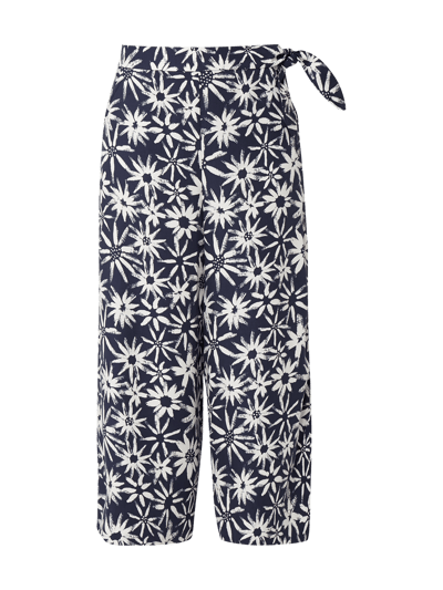 Armedangels Culotte mit floralem Muster Marine 2