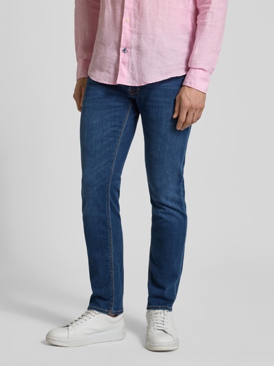 Pierre Cardin Jeansy o kroju regular fit z denimu Candiani model 'Lyon' Ciemnoniebieski 4