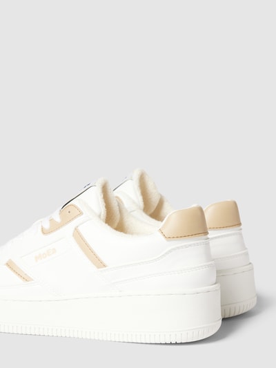 MoEa Sneakers met labeldetails, model 'Corn' Wit - 3