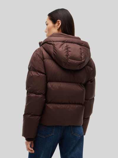 Tommy Hilfiger Regular Fit Daunenjacke mit Kapuze Schoko 5