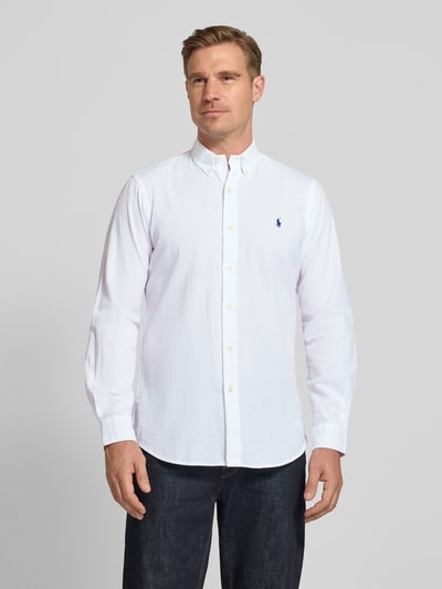 Polo Ralph Lauren regular fit vrijetijdsoverhemd van puur katoen Wit - 4