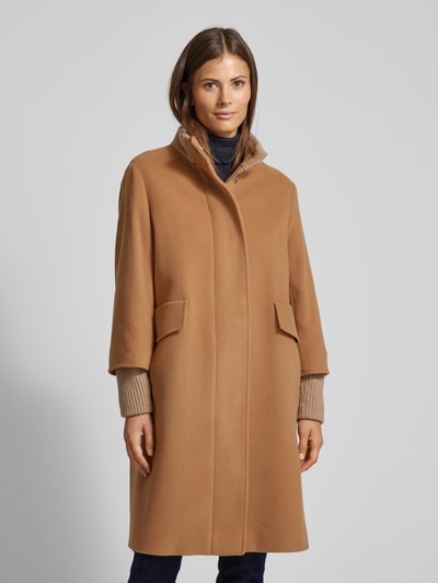 ICONS Cinzia Rocca Wollmantel im Double-Layer-Look Camel 4