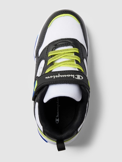 CHAMPION Sneakers in colour-blocking-design, model 'WAVE' Zwart - 4