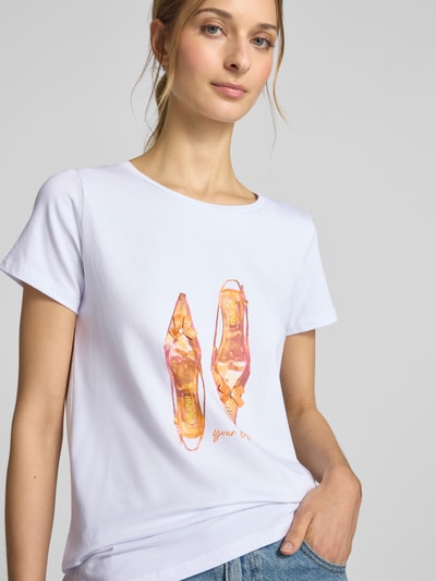 More & More T-Shirt mit Rundhalsausschnitt Offwhite 3